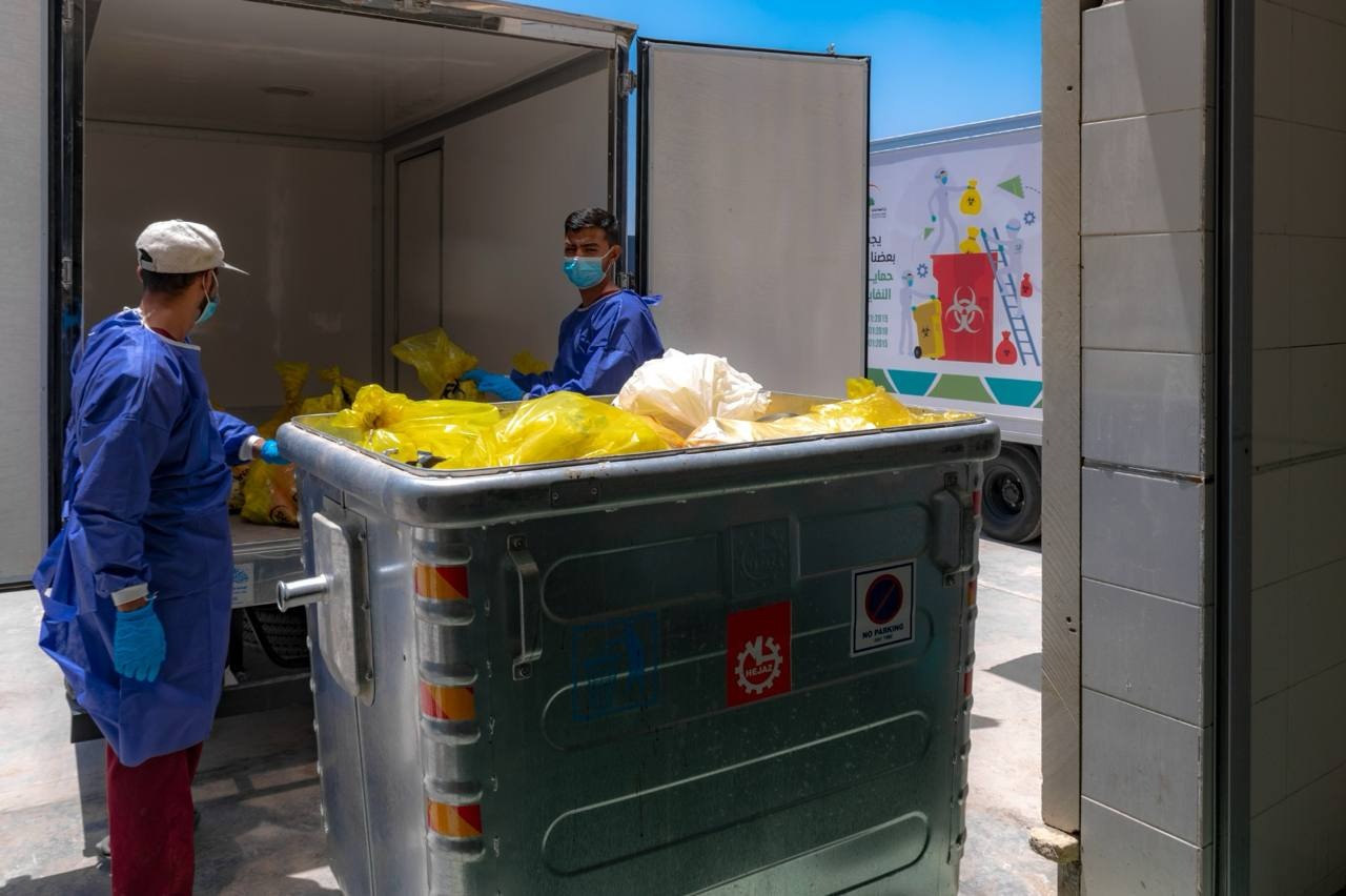 فرز النفايات الطبية